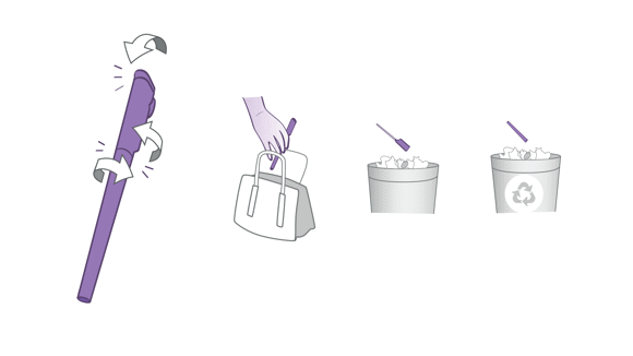 Dispose of or recycle